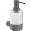 DEANTE ADR_D421 sieninis rankinis skysto muilo dozatorius, 1L, baltas ABS plastikas, rakinamas, permatomas langelis