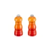 Le Creuset druskos ir pipirų malūnėlių rinkinys 11 cm Volcanic Orange
