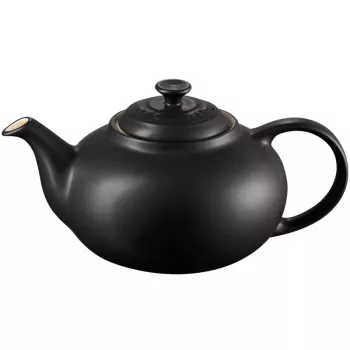Le Creuset Stoneware arbatinis 1,3L juodas