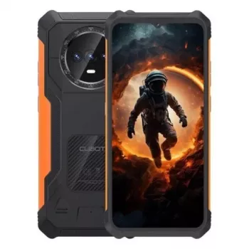 CUBOT KINGKONG ES PRO 6+128GB juodas ir oranžinis išmanusis telefonas