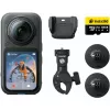 Insta360 X6 360 laipsnių veiksmo kamera su motociklo komplektu, 8K, juoda