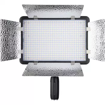 Godox LED500LR-C LED vaizdo šviesa su barndoors ir belaidžiu nuotolinio valdymo pultu