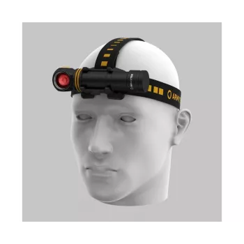 Armytek Elf C2 MAX WR USB-C įkraunama galvos lemputė ir prožektorius, 2500 lm balta + 230 lm raudona, IP68, magnetinis dangtelis, komplekte 18650 baterija