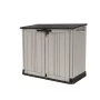 Keter Store It Out Midi Prime lauko sandėliukas, pilkas-juodas, 132x71,5x113,5 cm