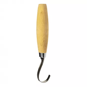 Morakniv Hook Knife 13385 nerūdijančio plieno drožimo peilis su aliejuoto beržo rankena, dešiniarankis