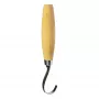 Morakniv Hook Knife 13385 nerūdijančio plieno drožimo peilis su aliejuoto beržo rankena, dešiniarankis