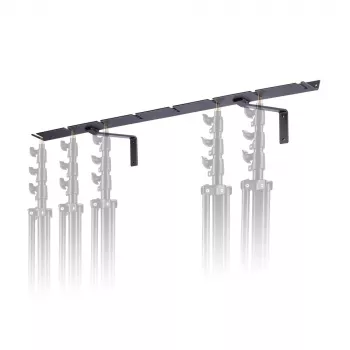Manfrotto 027 sieninis trikojų laikiklis 8 trikojams, aliuminis, juodas