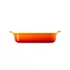 LE CREUSET Heritage stačiakampė kepimo forma 32x24cm / 4L oranžinė