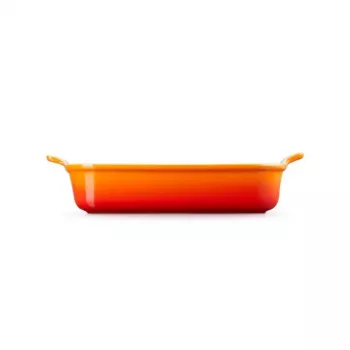 LE CREUSET Heritage stačiakampė kepimo forma 32x24cm / 4L oranžinė
