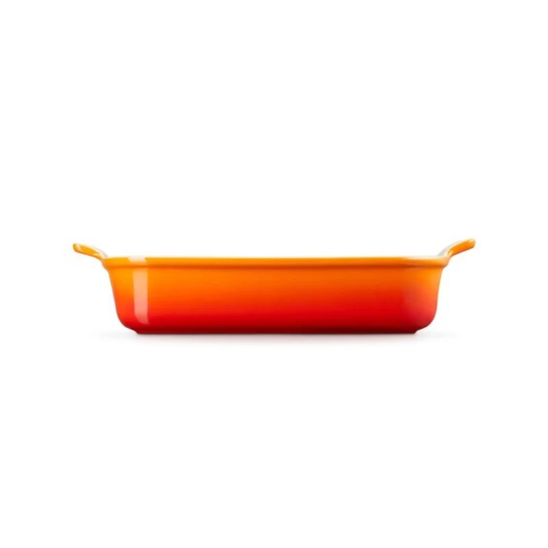 LE CREUSET Heritage stačiakampė kepimo forma 32x24cm / 4L oranžinė