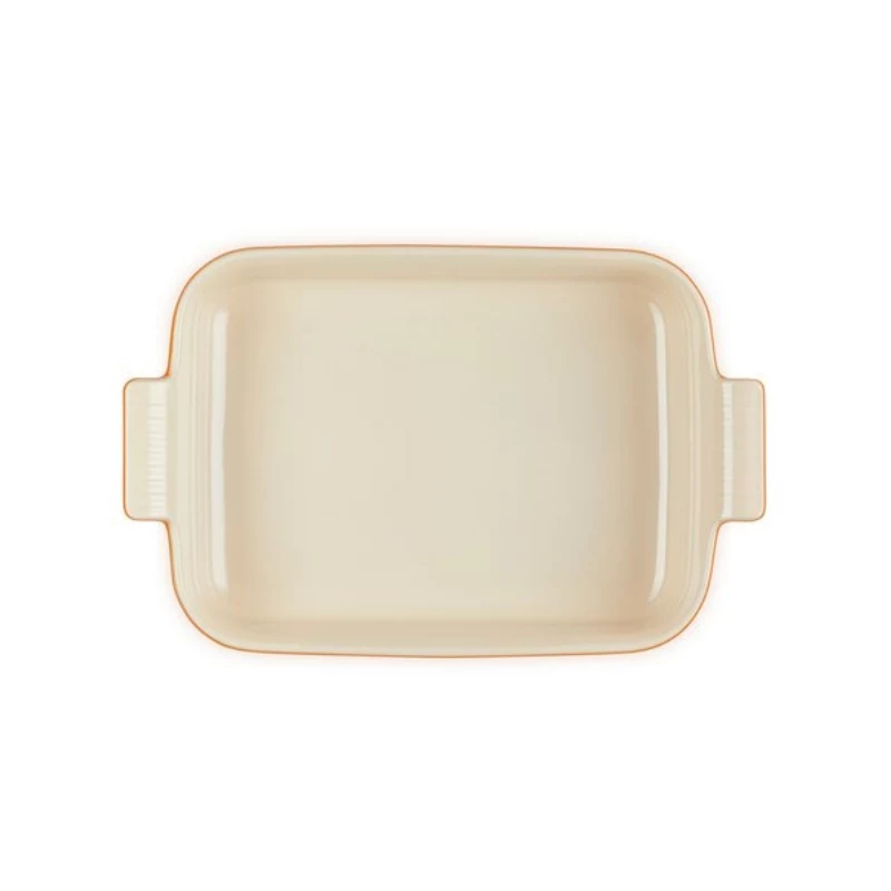 LE CREUSET Heritage stačiakampė kepimo forma 32x24cm / 4L oranžinė