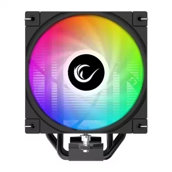 Rampage RM-C180 FROSTY ARGB 120mm procesoriaus oro aušintuvas, 180W TDP, juodas