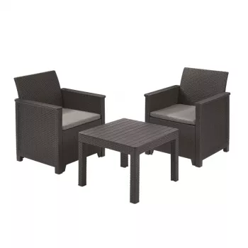 KETER Elodie balkono baldų rinkinys su staliuku Classic grey