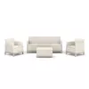 KETER Scandi Forma 3 vietų sodo baldų rinkinys pebble grey/light beige