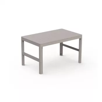 KETER sodo stalas Lyon Table Rezolith (2 konfigūracijos) smėlio spalvos