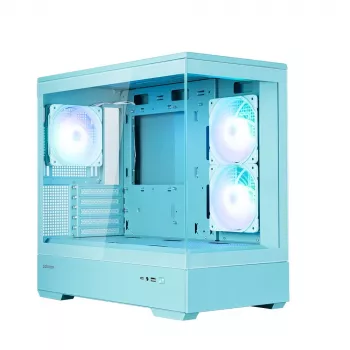 Zalman P30 V2, mATX Mini Tower kompiuterio korpusas, 3 x 120mm ARGB ventiliatoriai, mėtų spalvos