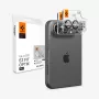 Spigen Glas.Tr Camera EZ FIT Optik Pro objektyvo apsauga Apple iPhone Fold – balta, 2 vnt.
