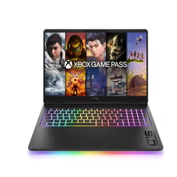 HP HyperX OMEN 16-ah1191ng 16,0 colio 2.5K OLED 240Hz nešiojamas kompiuteris žaidimams - Intel Core Ultra 9 290HX Plus, 32GB RAM, 1TB SSD, RTX 5080, Windows 11
