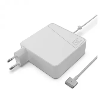 GREENCELL N Green Cell AC adapteris MacBook 60W MagSafe 2, baltas