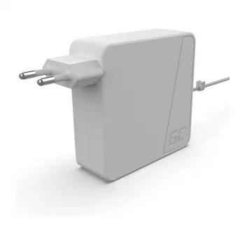 GREENCELL N Green Cell AC adapteris MacBook 60W MagSafe 2, baltas