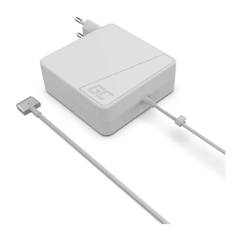 GREENCELL N Green Cell AC adapteris MacBook 60W MagSafe 2, baltas