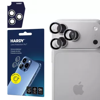 3MK PROTECTION Apple iPhone 18 Pro / 18 Pro Max HARDY Lens Protection Pro permatomas objektyvo apsaugos stiklas