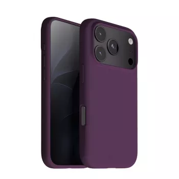 Crong Color Cover Magnetic – MagSafe dėklas iPhone 18 Pro / 17 Pro (slyvų spalvos)