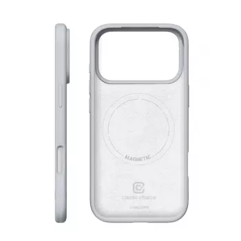 Crong Color Cover Magnetic - „MagSafe“ dėklas iPhone 18 Pro / 17 Pro (pilkas)