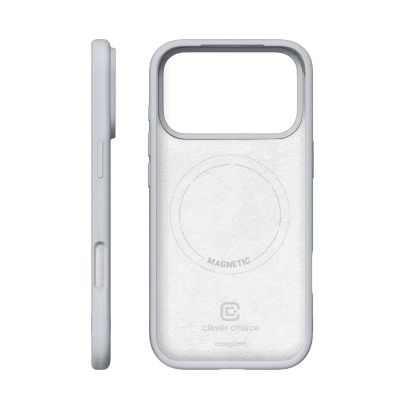 Crong Color Cover Magnetic – dėklas su MagSafe iPhone 18 Pro Max / 17 Pro Max (pilkas)