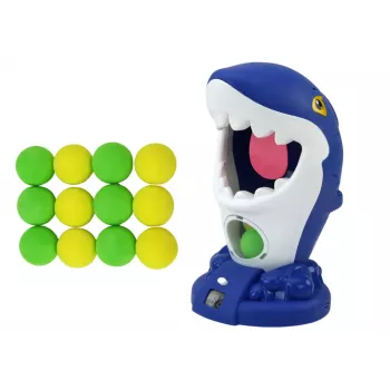 LEAN TOYS Arcade Game Shark Shooting Ball Gun