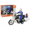 LEAN TOYS Police Motorcycle Motor Police Sounds Lights Police Car