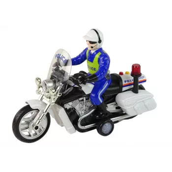 LEAN TOYS Police Motorcycle Motor Police Sounds Lights Police Car