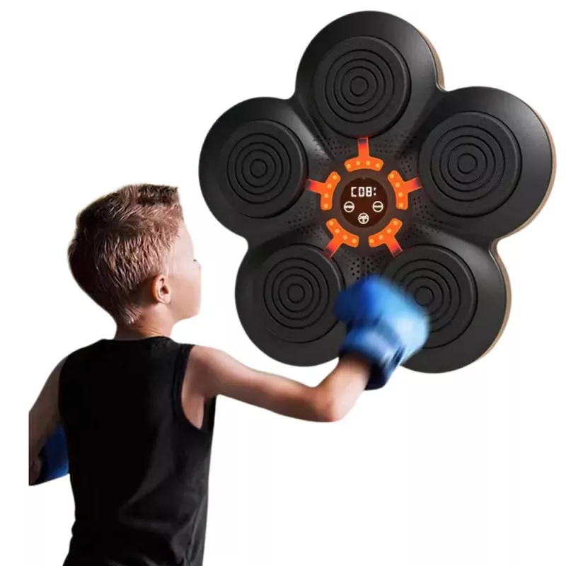 LEAN TOYS muzikinė bokso mašina su Bluetooth ir LED apšvietimu