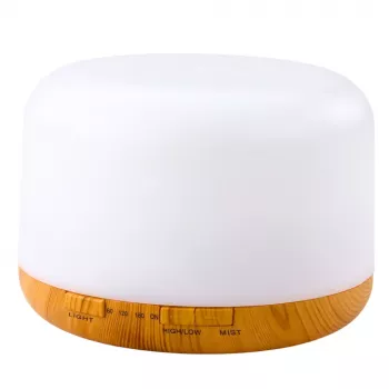 LEAN oro drėkintuvas difuzorius su aromaterapija, LED naktine lempute ir nuotolinio valdymo pulteliu, 300ml