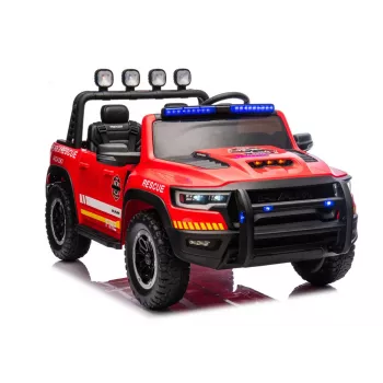 LEAN CARS RAM ZB629-F baterijomis varomas ugniagesių automobilis
