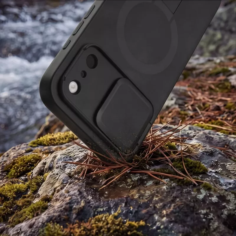 TECH-PROTECT Kevlar Aura MagSafe iPhone 17 Pro / 18 Pro dėklas, juodas