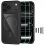 TECH-PROTECT MAGONE MAGSAFE CC + GLASS 2-PACK IPHONE 17 PRO / 18 PRO juodas/permatomas