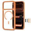 TECH-PROTECT MAGONE MAGSAFE CC + GLASS 2-PACK iPhone 17 Pro Max / 18 Pro Max kosminė oranžinė/permatoma