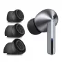 Tech-Protect ausų antgaliai Samsung Galaxy Buds 3 Pro ausinėms, dydžiai S / M / L, juodi (3 poros)