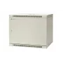 EMITER EM/AP6409-B 19 colių 9U sieninis tinklo spintelė, 600x450x500 mm, rakinamos plieninės durelės, juoda