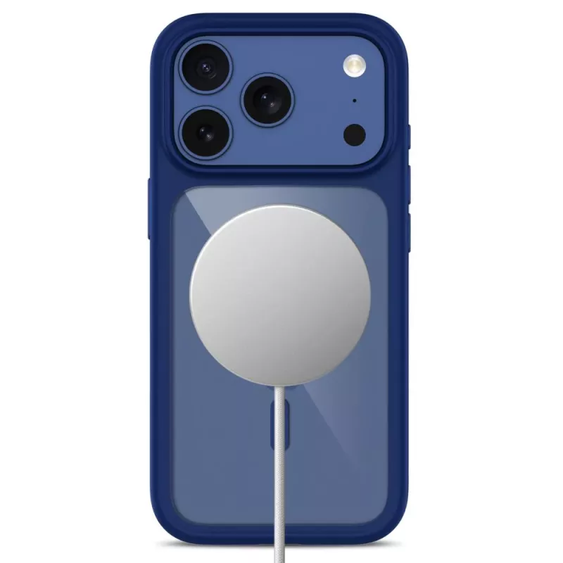 TECH-PROTECT MAGONE MAGSAFE CC + GLASS 2-PACK iPhone 17 Pro Max / 18 Pro Max korpusas ir stiklas, tamsiai mėlynas/permatomas