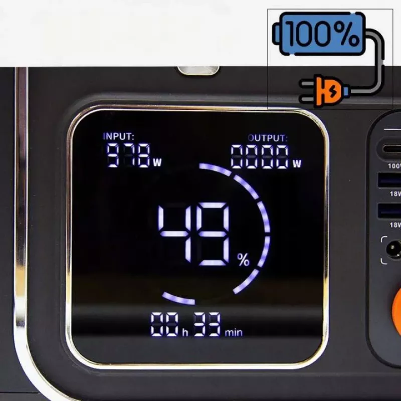 Nešiojama energijos stotelė Orllo 1200W/1500W su LiFePO4 EVE baterija