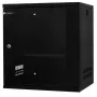 EMITER EM/SH02B5412-08 Light Series 19 colių 12U sieninis tinklo spintos korpusas, grūdinto stiklo durelės, 550×450×590 mm