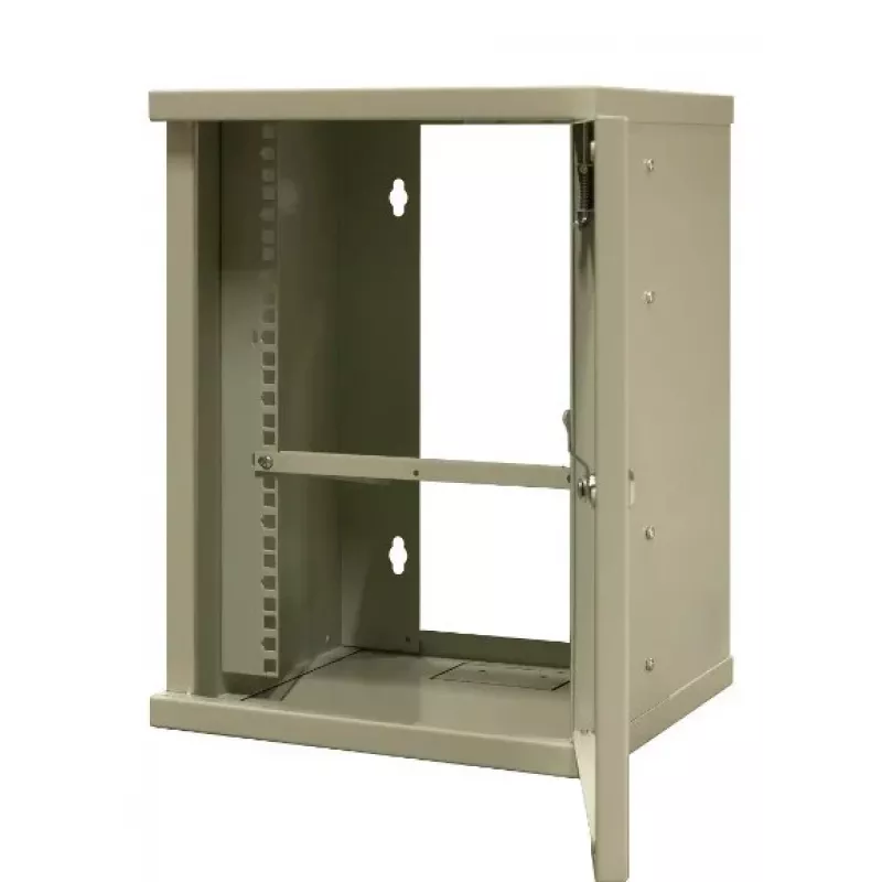 EMITER EM/SH02B5412-08 Light Series 19 colių 12U sieninis tinklo spintos korpusas, grūdinto stiklo durelės, 550×450×590 mm