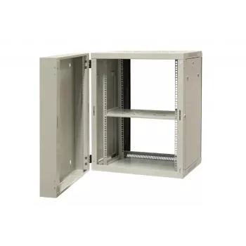 EMITER EM/AH6515 15U sieninis tinklo spintos korpusas 600x550x770 mm, grūdinto stiklo durelės, juodas