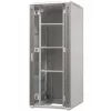 EMITER EM/SH05D-8042 laisvai stovintis serverių spintos korpusas 42U 800x1000x1980mm juodas stiklo/plieno durys