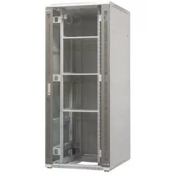 EMITER EM/SH05D-8042 laisvai stovintis serverių spintos korpusas 42U 800x1000x1980mm juodas stiklo/plieno durys