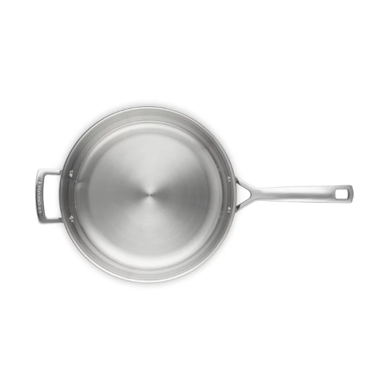 LE CREUSET 3 sluoksnių nerūdijančio plieno keptuvė be dangos Ø28cm