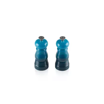 Le Creuset druskos ir pipirų malūnėlių rinkinys 11 cm, mėlynas