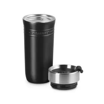 LE CREUSET termosas ON THE GO 350 ml matinis juodas